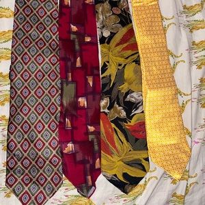 6 designer, ties Versace, Christian Dior, Valentino, Balmain